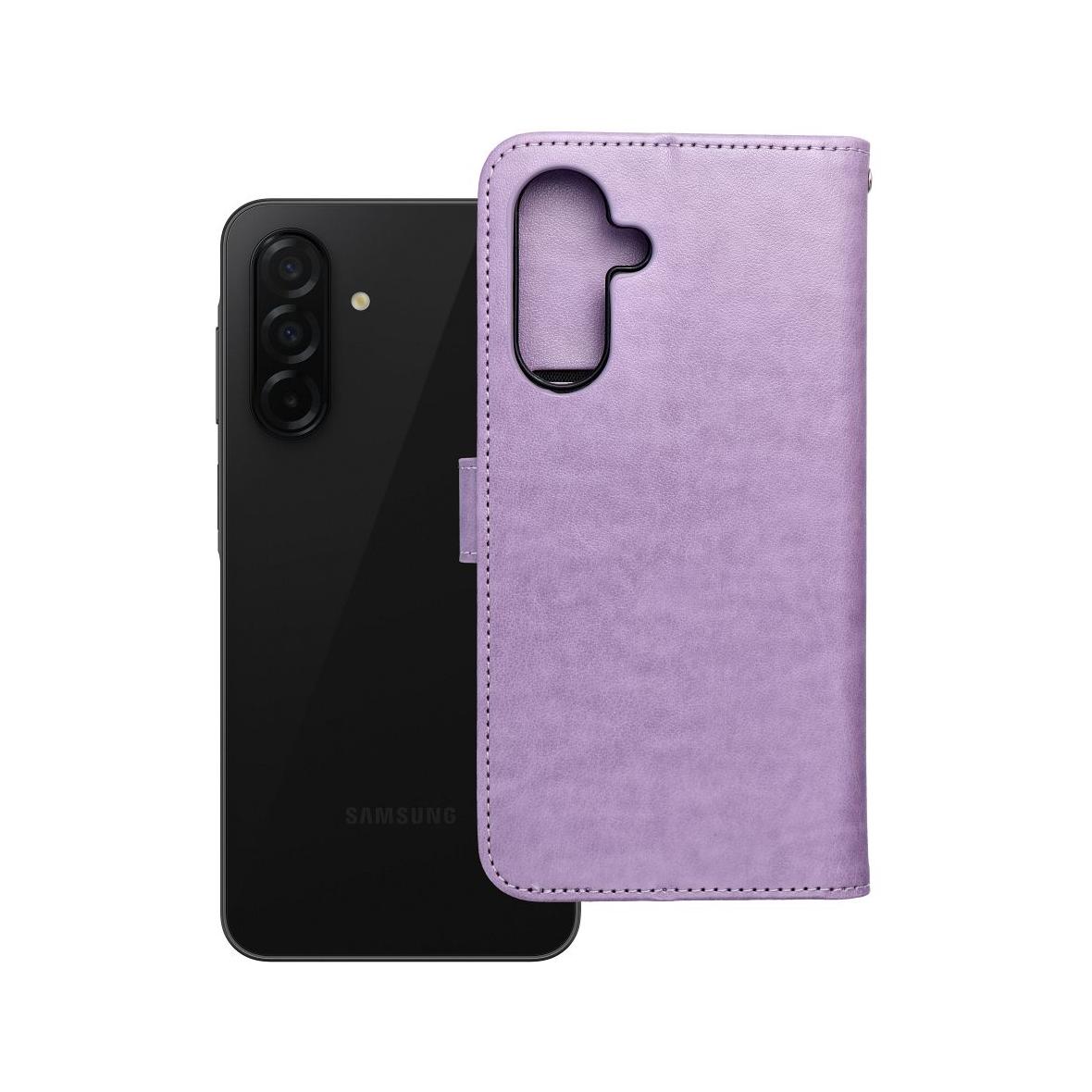 Etui z klapką na Samsung A26 5G Mezzo Book łapacz snów fioletowe