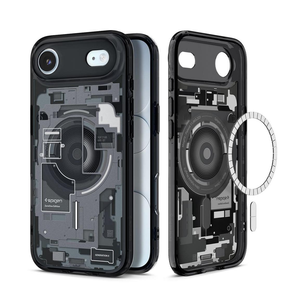 SPIGEN futerał ULTRA HYBRID MAG MAGSAFE IPHONE 17 AIR ZERO ONE BLACK