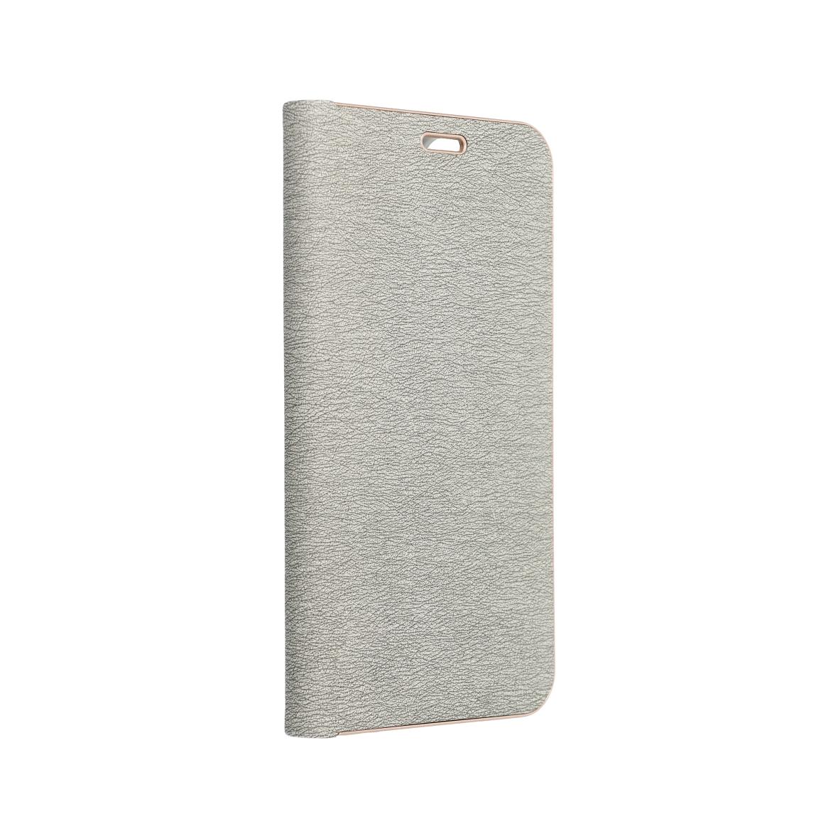 Etui z klapką na Samsung A57 5G Luna Book Gold srebrne