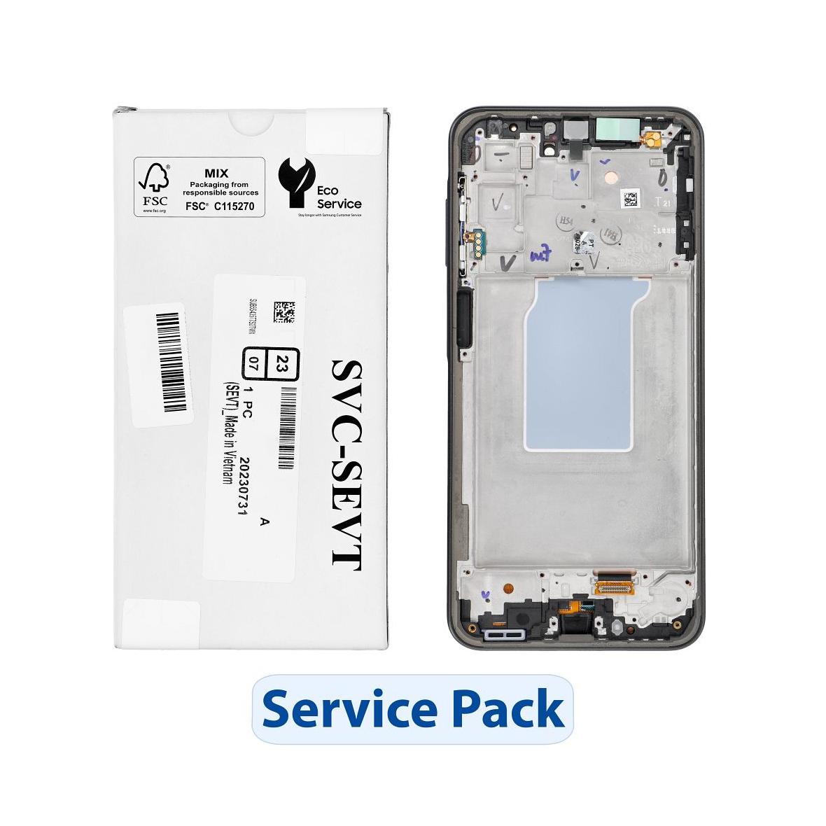ServicePack Wyświetlacz LCD SAMSUNG A26 5G A266B Black GH82-37049A