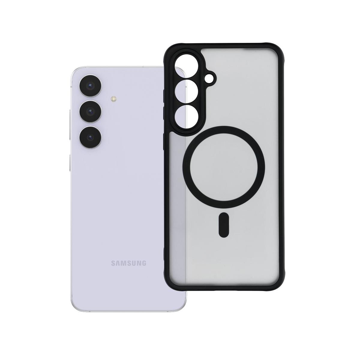 Futerał do Samsung S25 FE Full Matte Mag Cover zgodny z MagSafe czarny