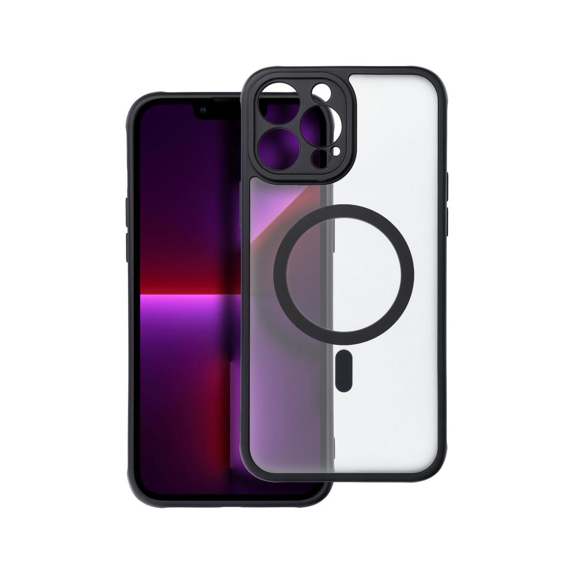 Futerał do iPhone 13 PRO MAX Full Matte Mag Cover zgodny z MagSafe czarny