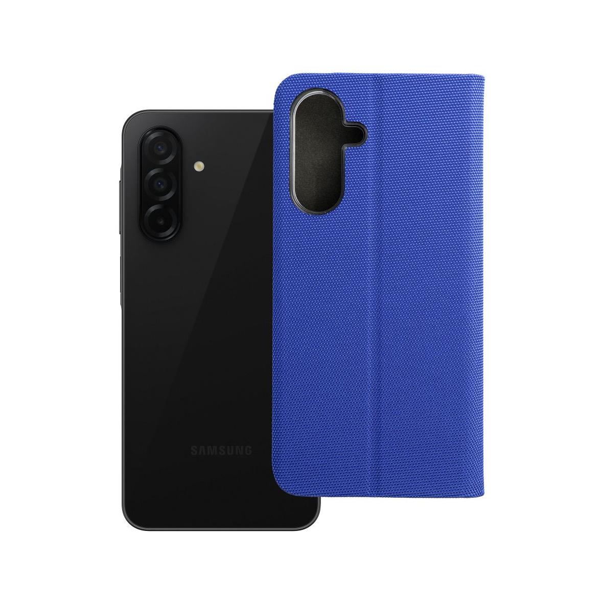 Etui z klapką na Samsung A26 5G Sensitive Book niebieskie