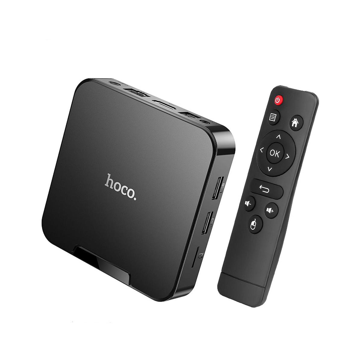 TV box Hoco WiFi 4K Android DQ08 czarny
