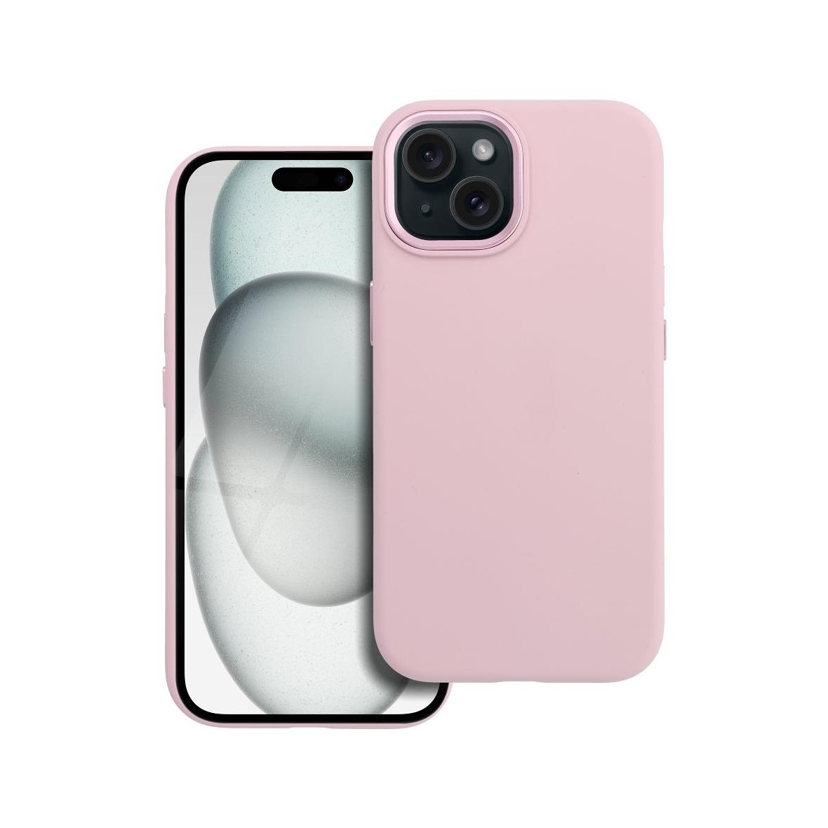 Etui na iPhone 15 Forcell F-Protect Frame Premium zgodny z MagSafe różowy 0INT