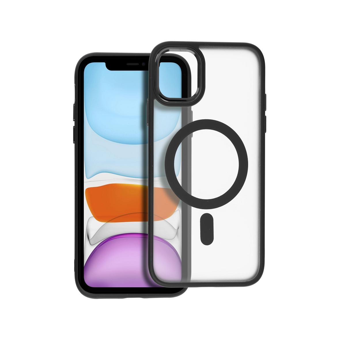 Futerał do iPhone 11 Matte Mag Cover zgodny z MagSafe czarny