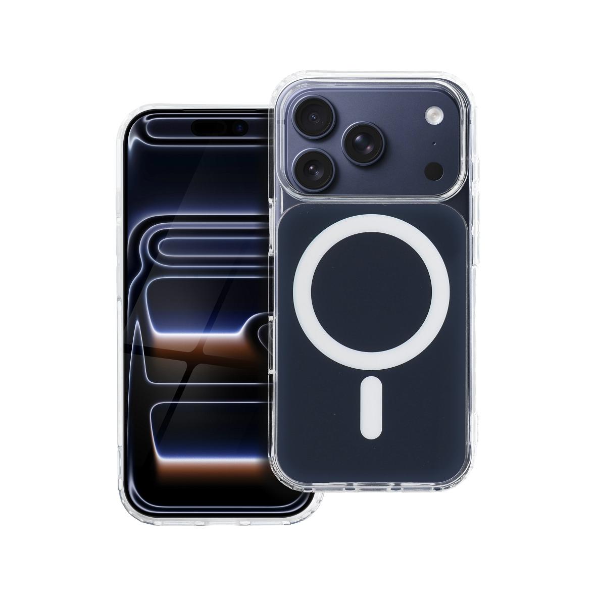 Futerał do iPhone 17 Clear Fusion Mag Cover zgodny z MagSafe granatowy