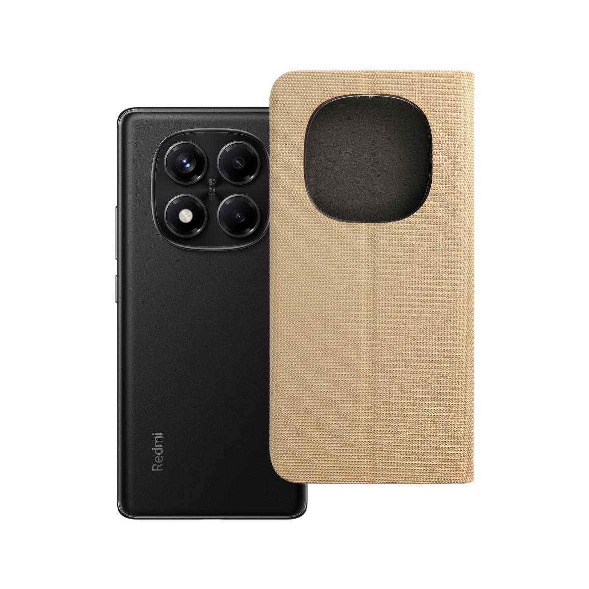 Etui z klapką na Xiaomi Redmi NOTE 14 PRO 4G Sensitive Book złote