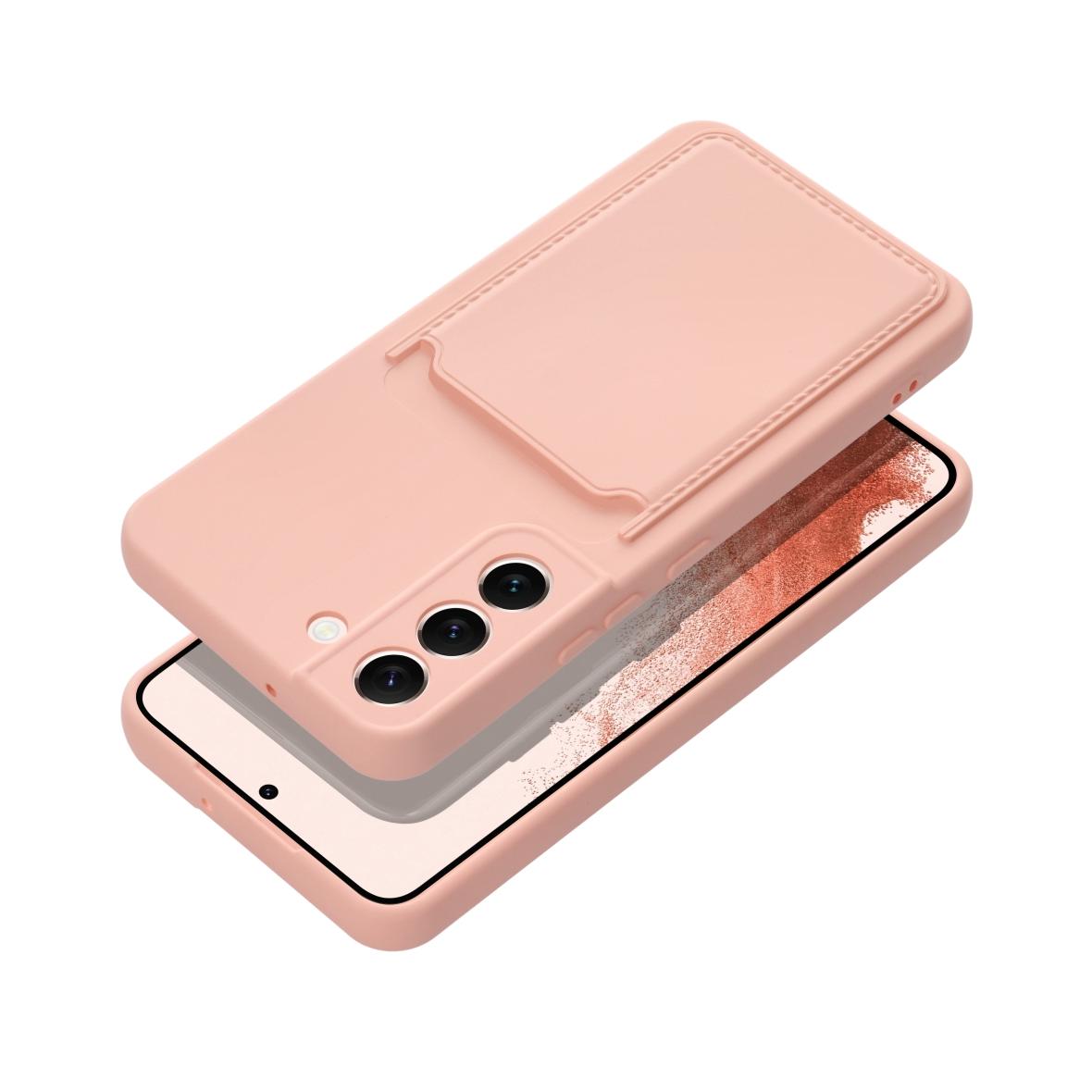 Futerał do Samsung A35 5G Card Case różowy