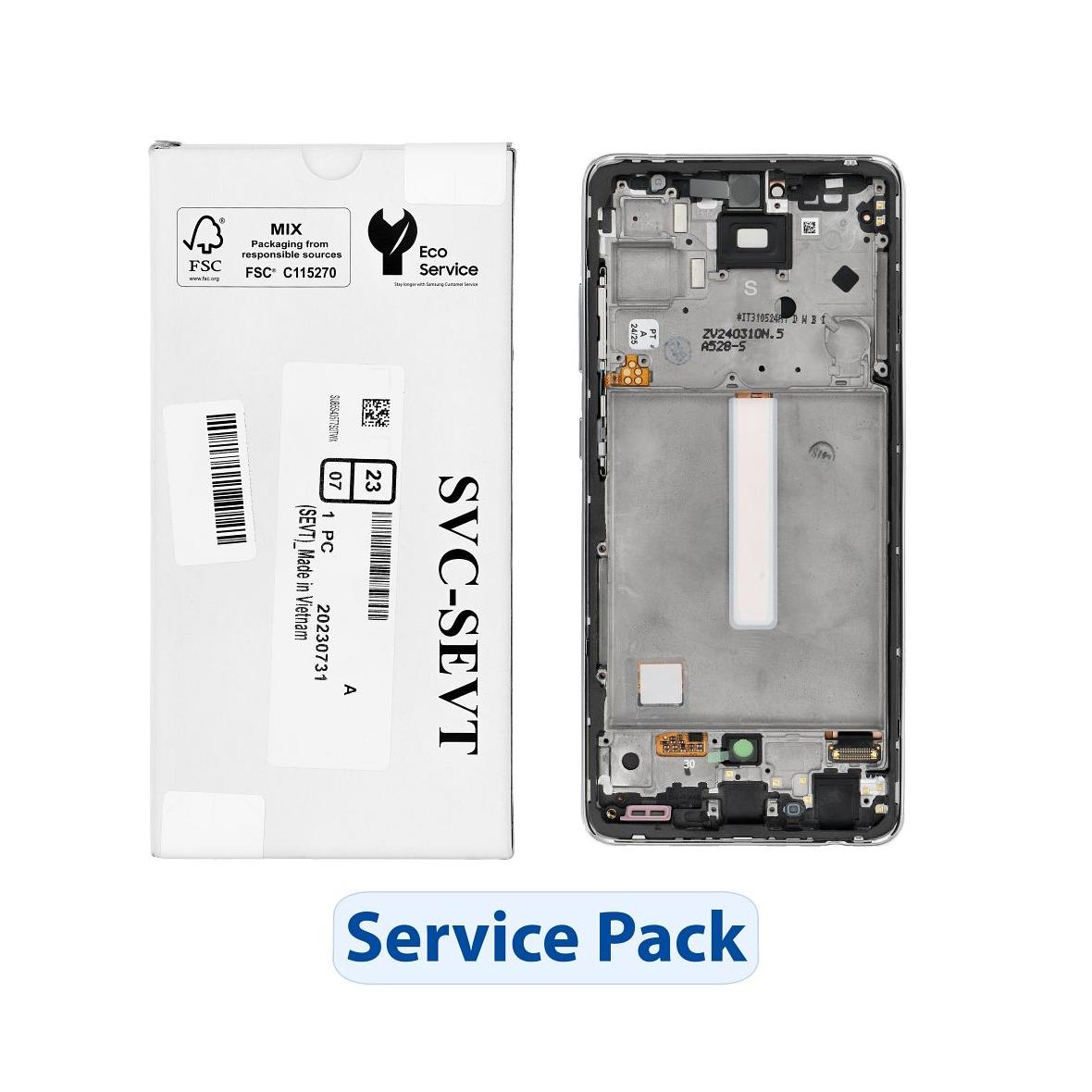 ServicePack Wyświetlacz LCD SAMSUNG  A52S 5G A528B GH82-26861D White