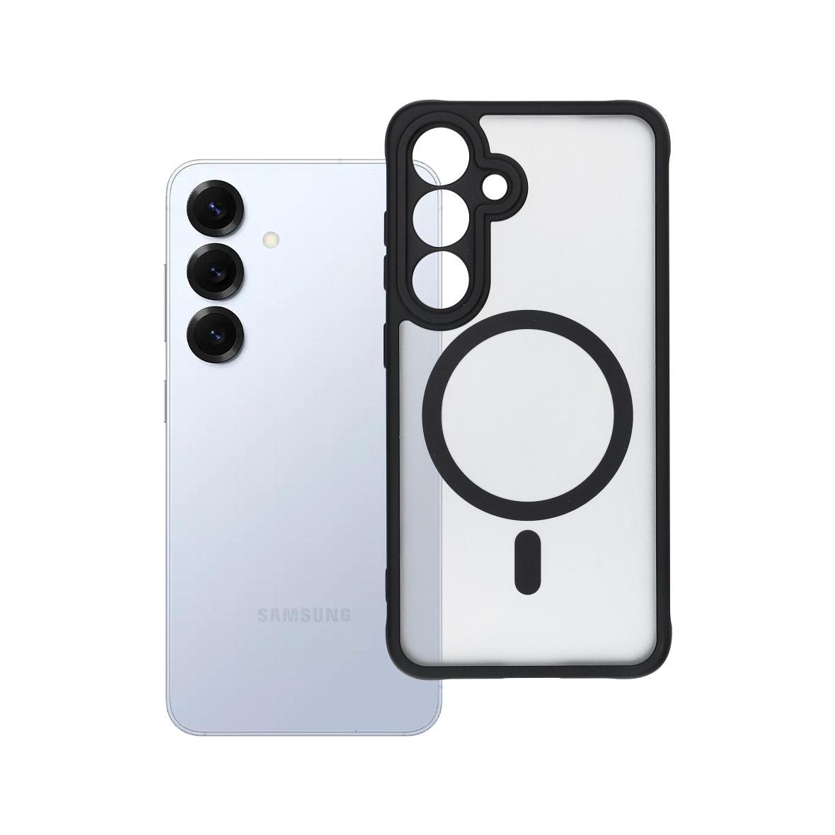 Futerał do Samsung S25 Full Matte Mag Cover zgodny z MagSafe czarny