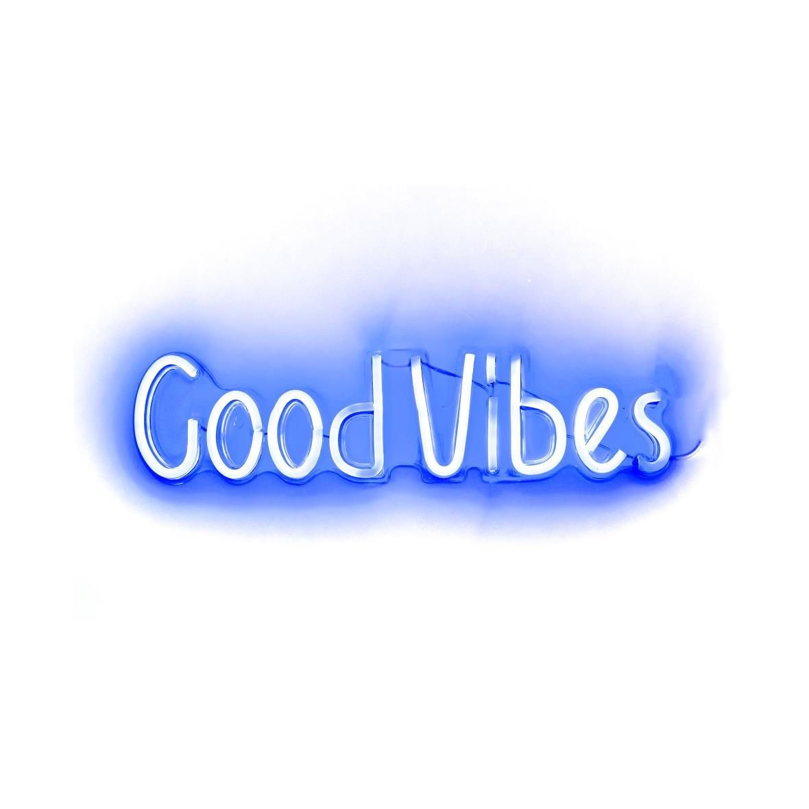 NEON NA ŚCIANĘ LED na USB - Good Vibes model