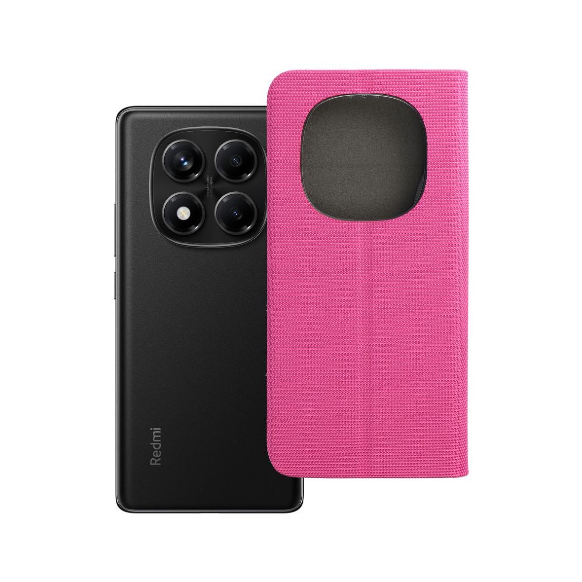 Etui z klapką na Xiaomi Redmi NOTE 14 PRO 4G Sensitive Book różowe