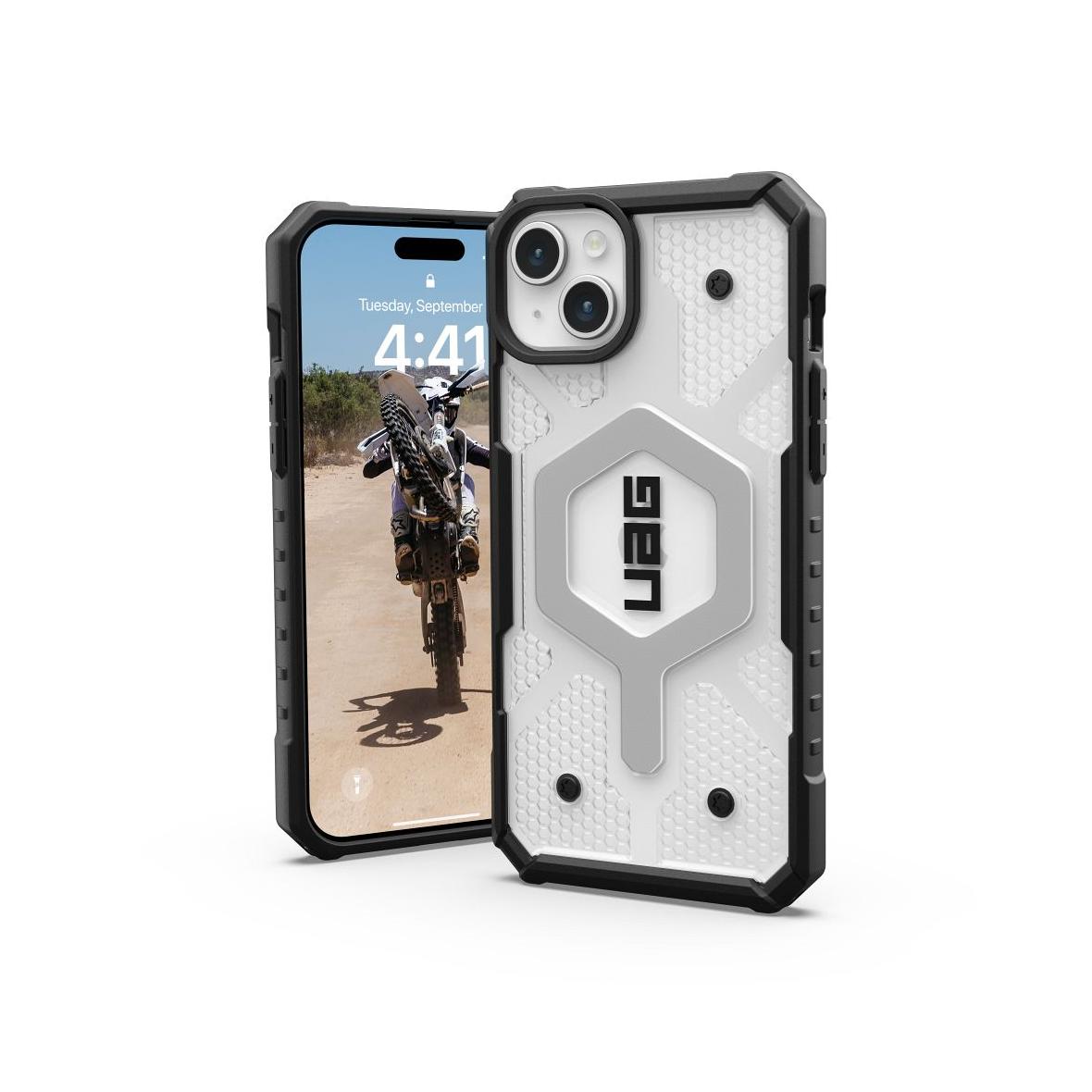 UAG Urban Armor Gear futerał PATHFINDER kompatybilny z Magsafe do IPHONE 15 Plus ice