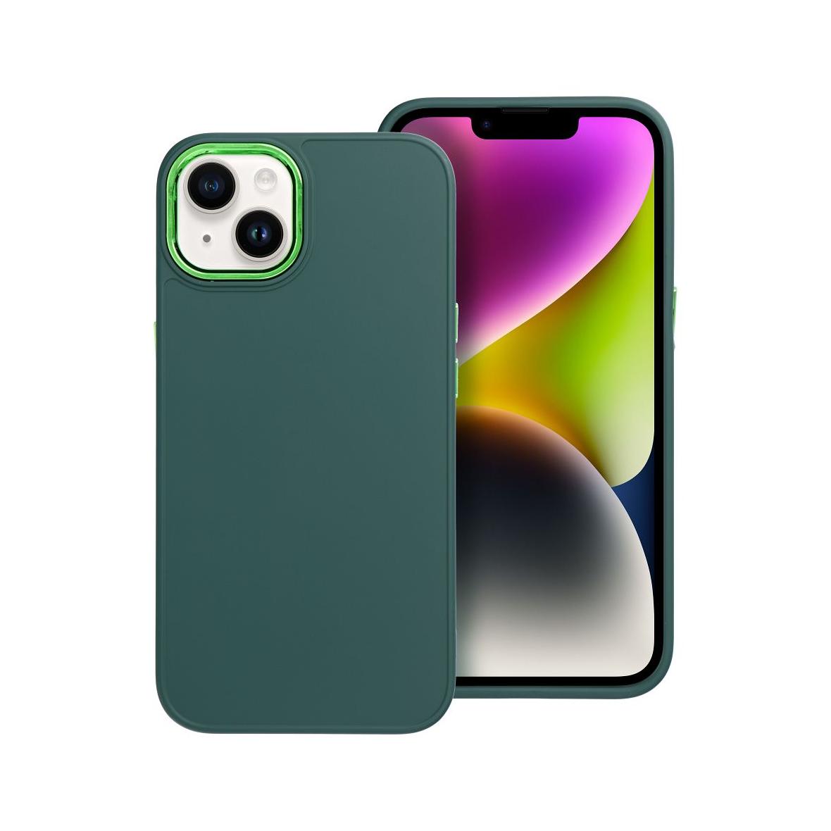 Futerał do iPhone 13 Frame zielony