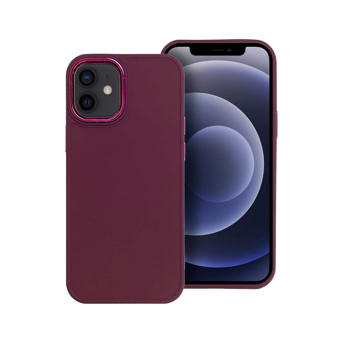 Futerał do iPhone 12 MINI Frame fioletowy