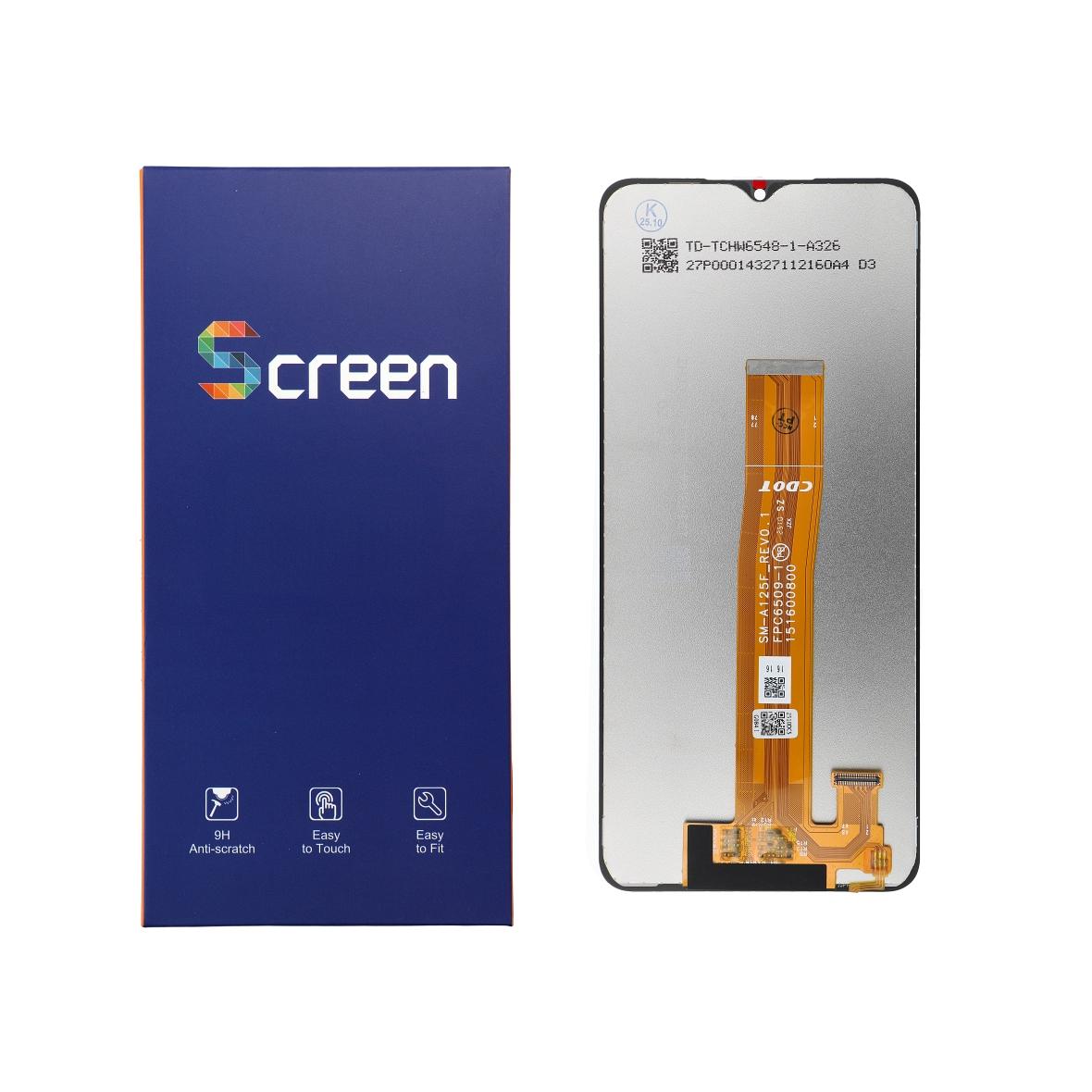 OG wyświetlacz LCD do SAMSUNG A12 A125F/A125U/A125W/A125M OEM bez ramki