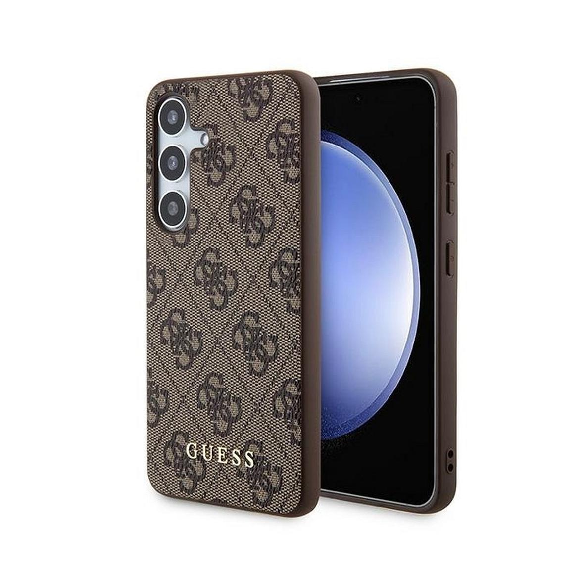 GUESS futerał do SAMSUNG A55 GUOHCSA55G4GFBR (PU 4G Classic Metal Logo) brązowy