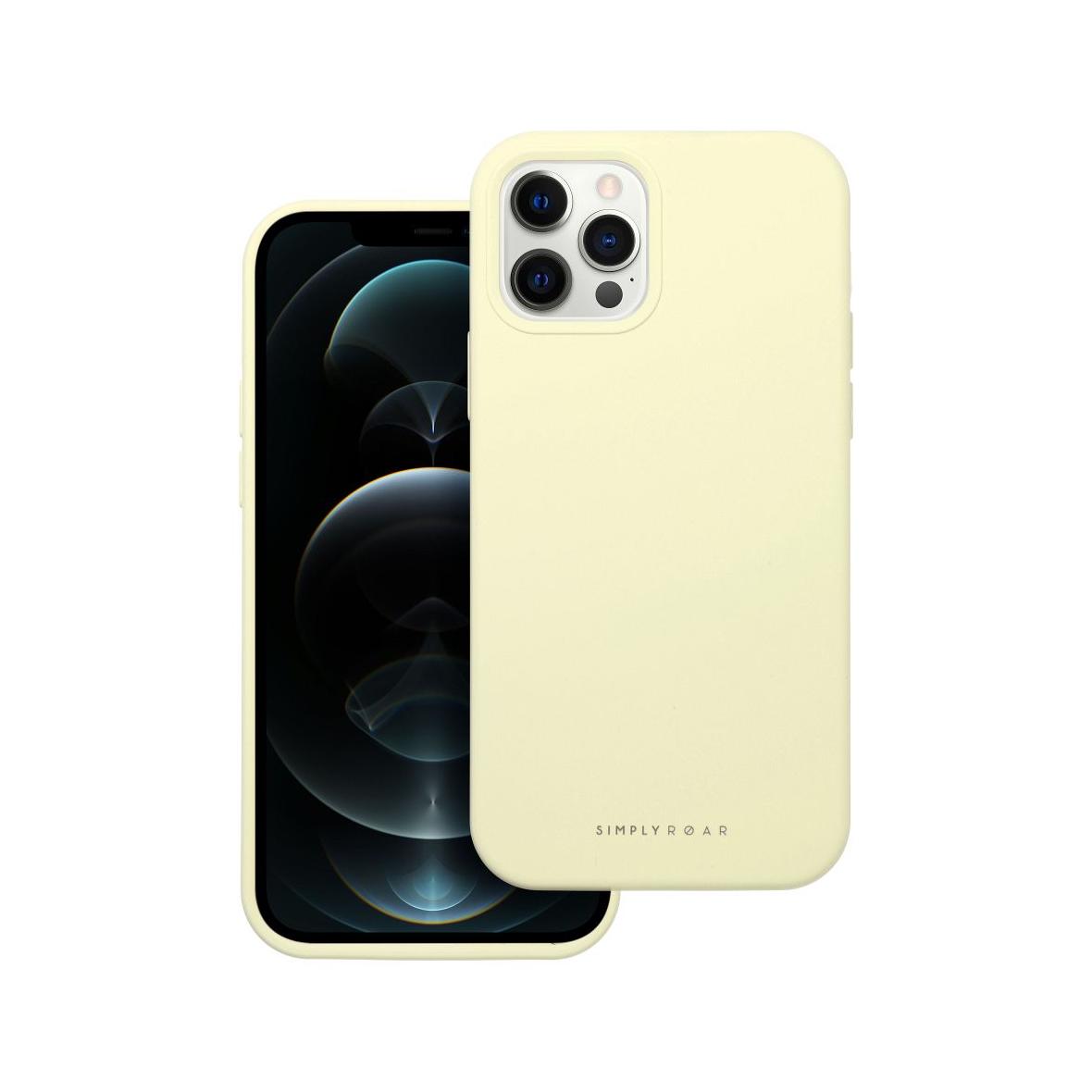 ROAR futerał CLOUD SKIN do IPHONE 12 Pro Jasnożółty