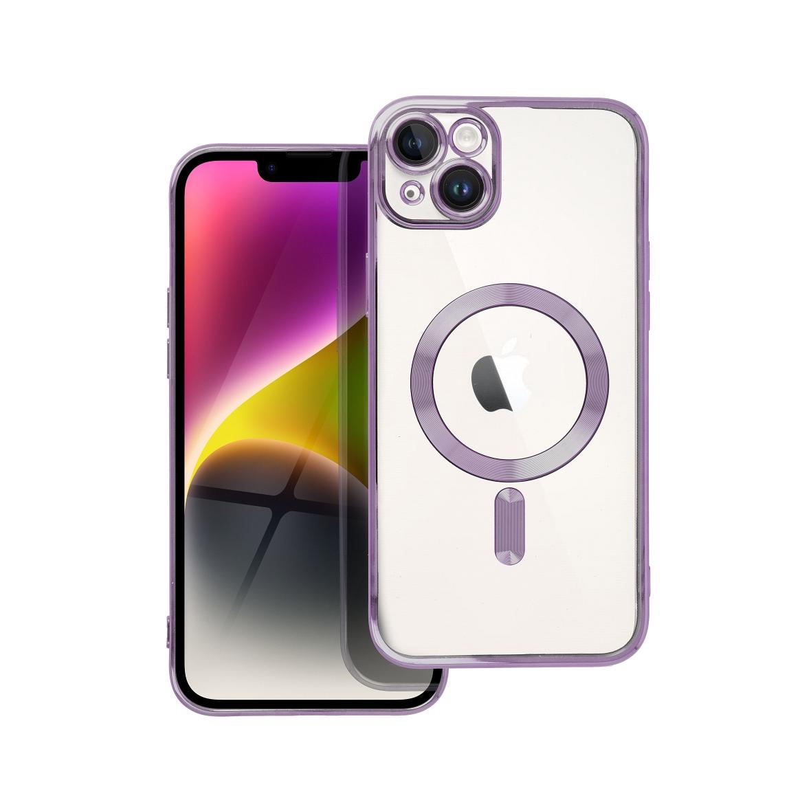 Futerał do iPhone 14 PLUS Electro Mag Cover zgodny z MagSafe fioletowy