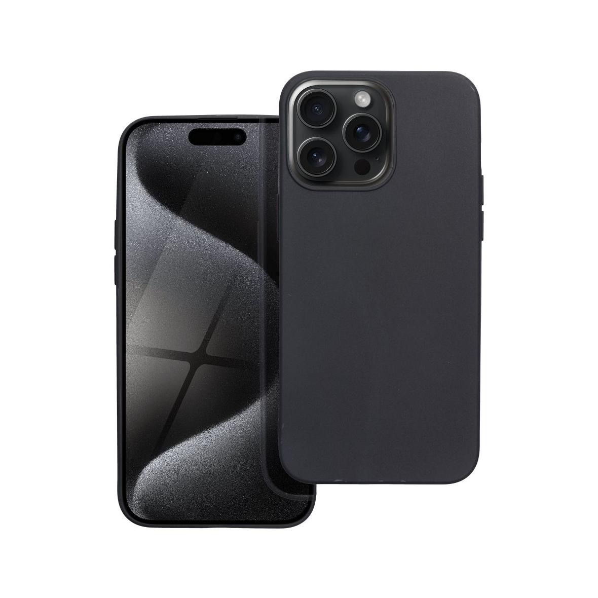 Futerał do iPhone 15 PRO Matt czarny