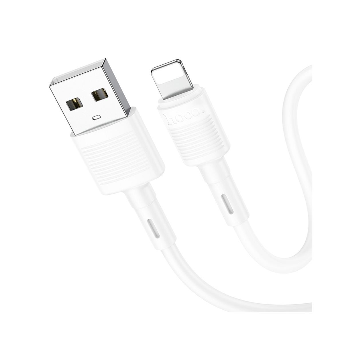 Kabel USB A do Lightning Hoco 2,4A 1 m X83 biały