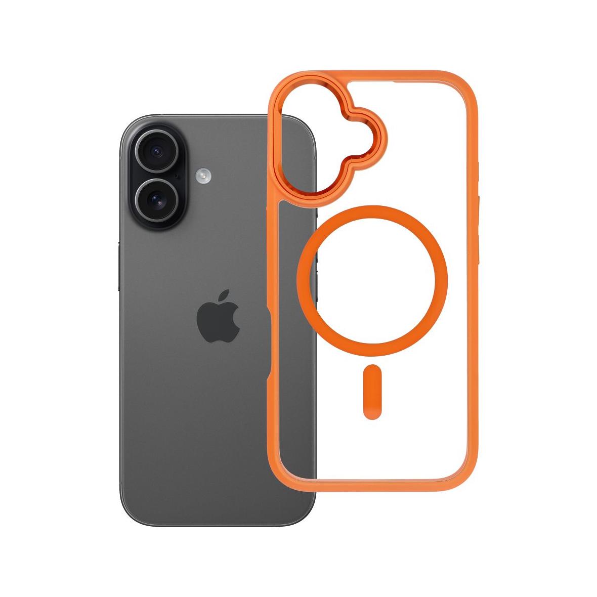 ROAR futerał MAG BUMPER kompatybilny z MagSafe do IPHONE 16 pomarańczowy