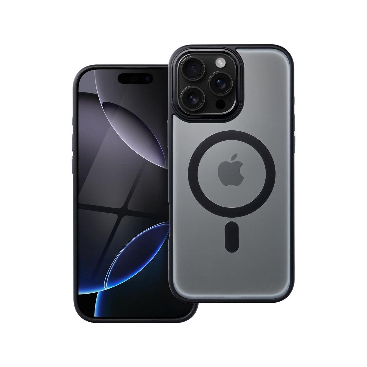 Futerał do iPhone 16 PRO MAX Matte Mag Cover zgodny z MagSafe czarny