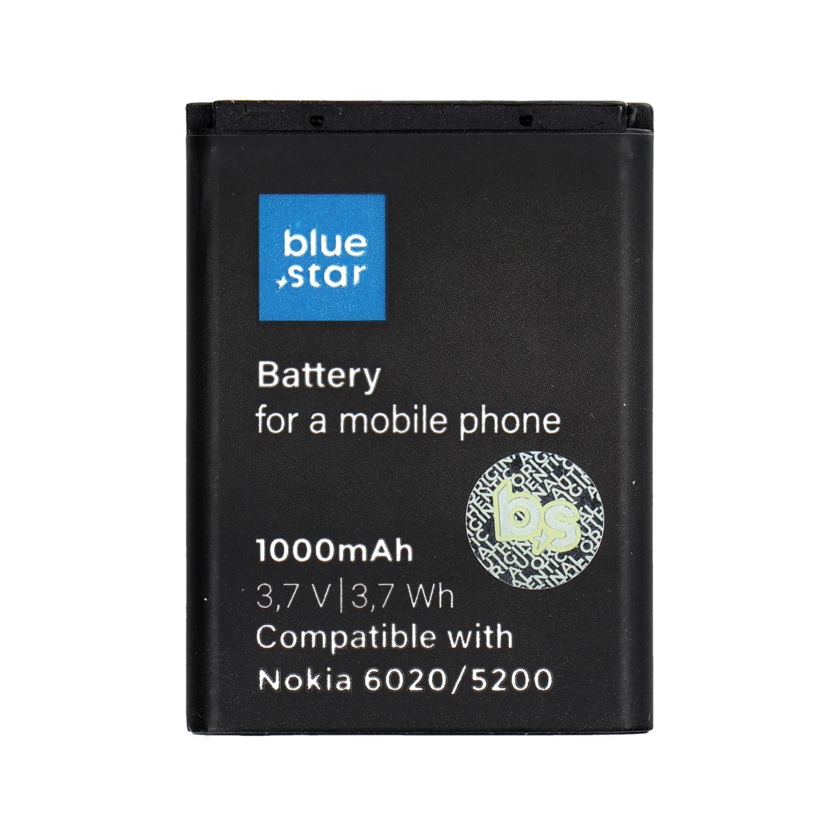 Bateria do Nokia 6020 / 5200 / 5300 / 3220 / 5140 1000 mAh Blue Star Premium