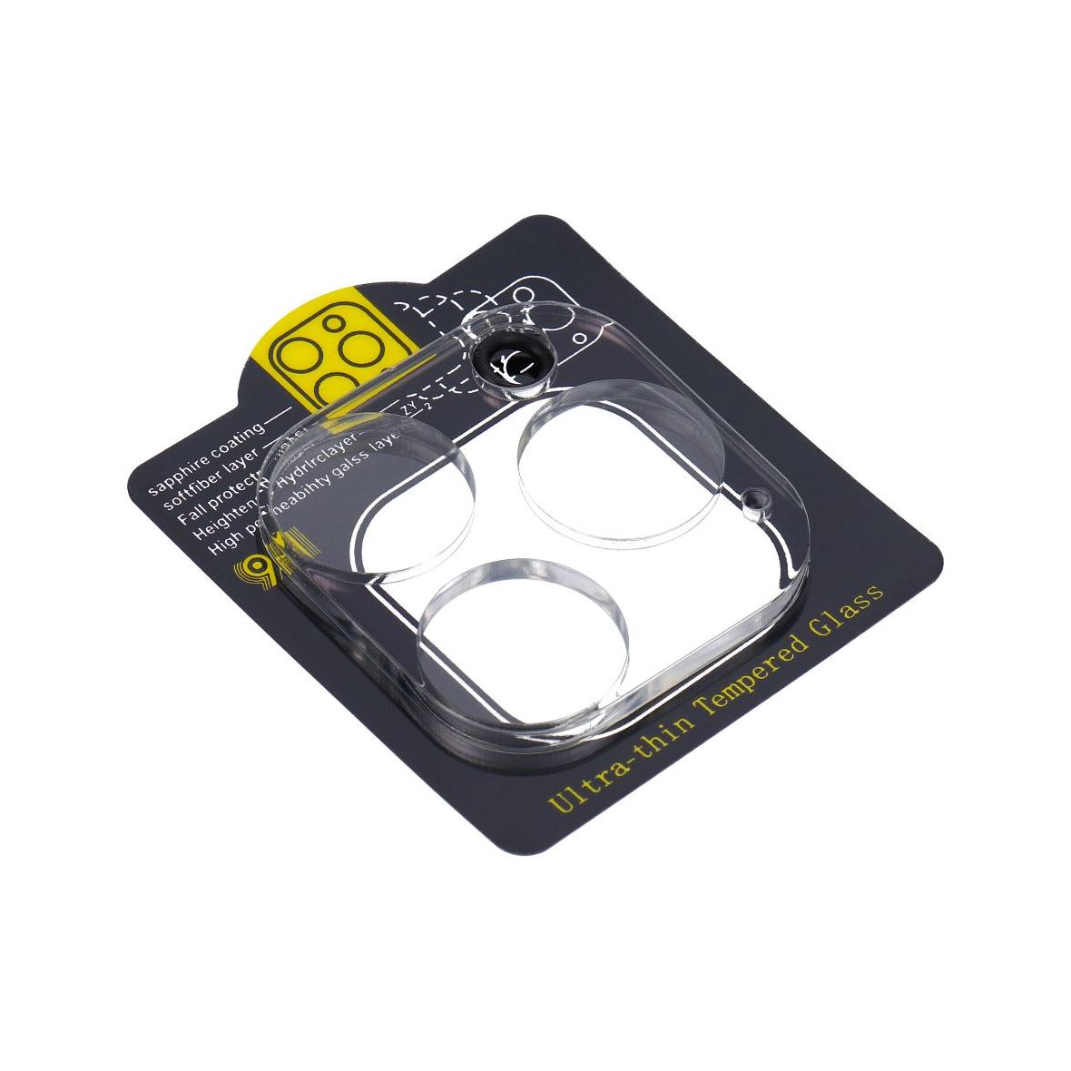 Szkło hartowane 5D Full Glue do aparatu - do iPhone 16 Pro Transparent