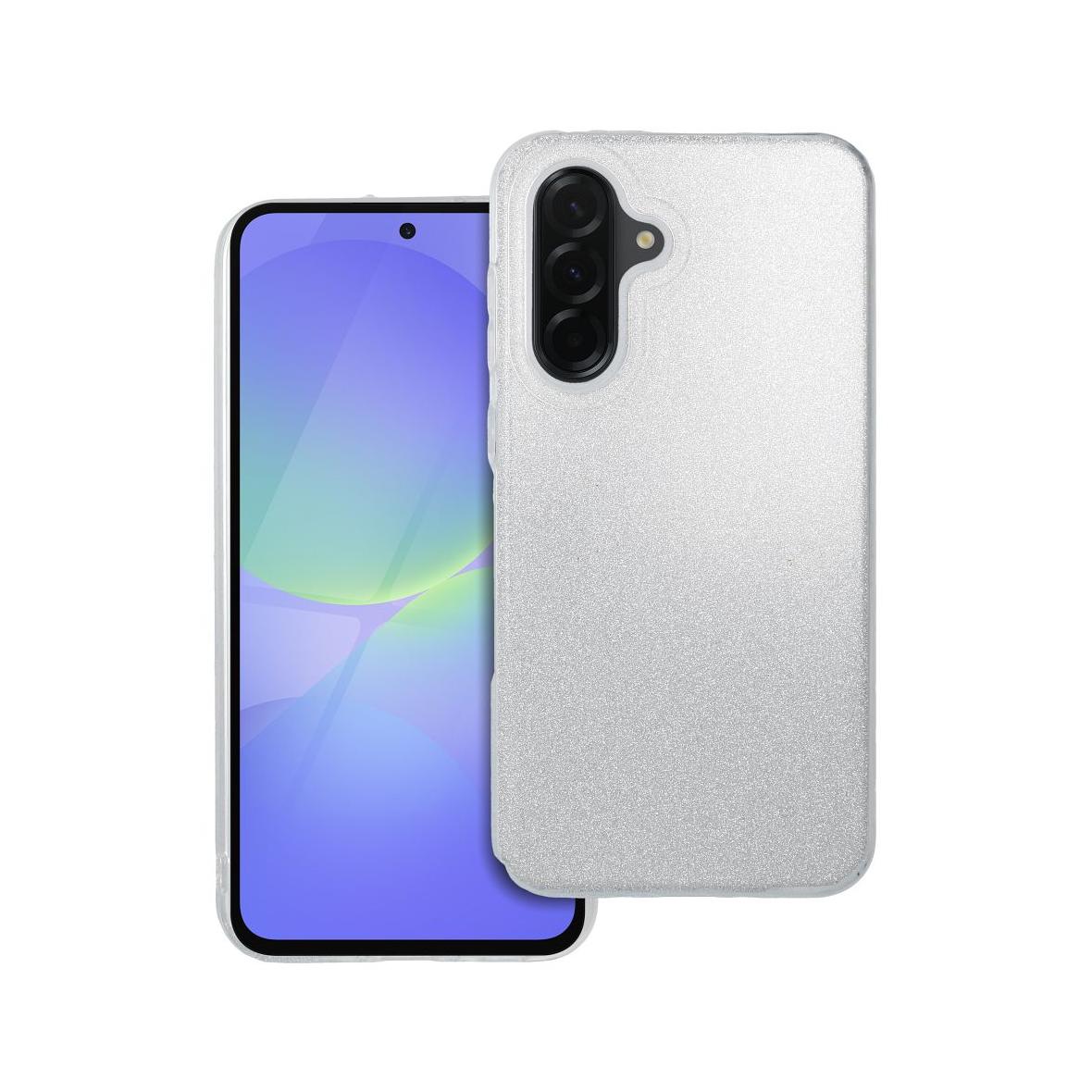 Futerał do Samsung A36 5G Shining srebrny