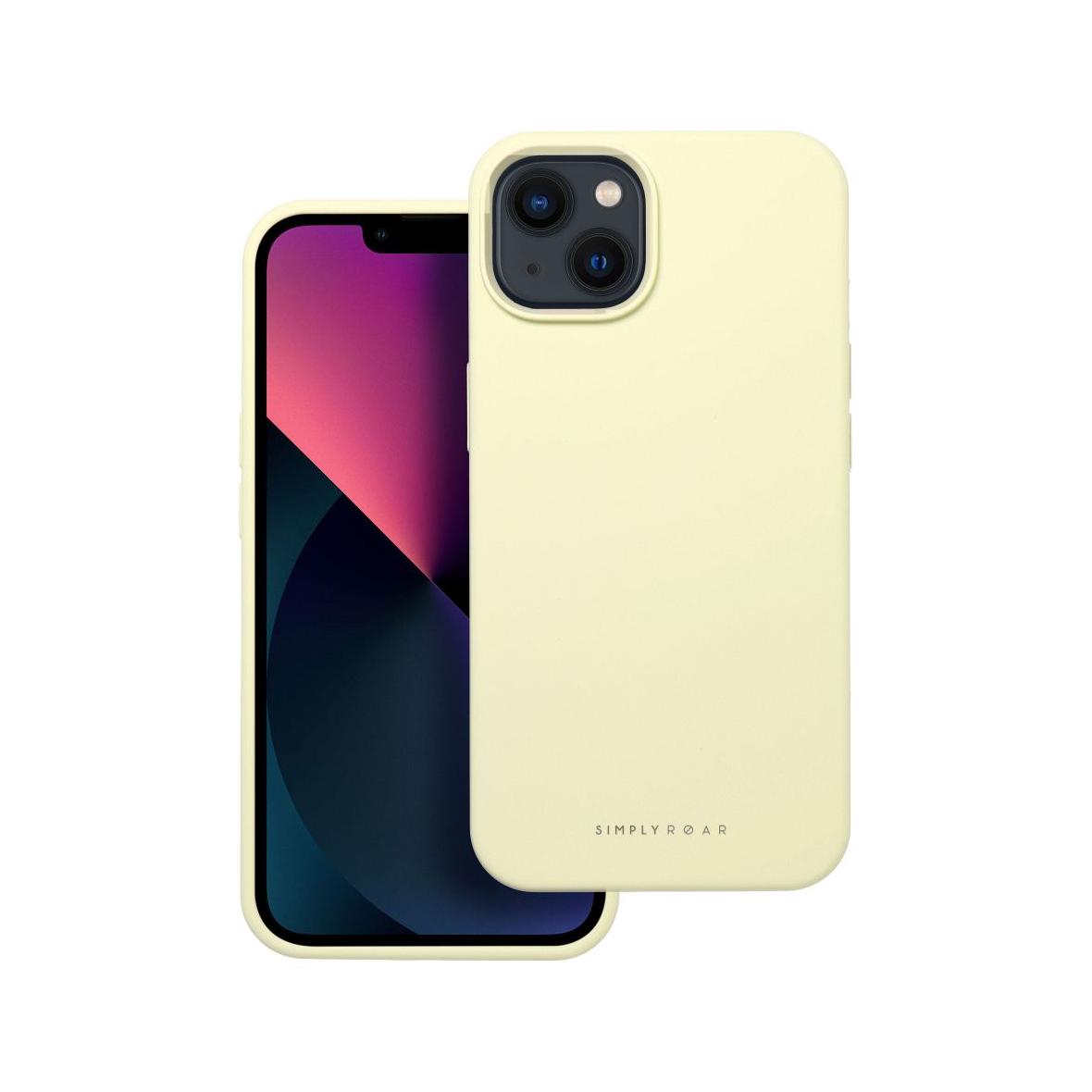 ROAR futerał CLOUD SKIN do IPHONE 13 Jasnożółty