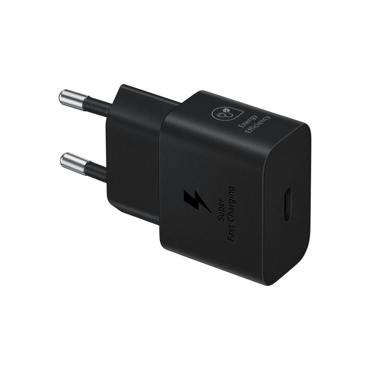SAMSUNG oryginalna ładowarka sieciowa Typ C PD 3A 25W GaN EP-T2510NBEGEU czarna blister