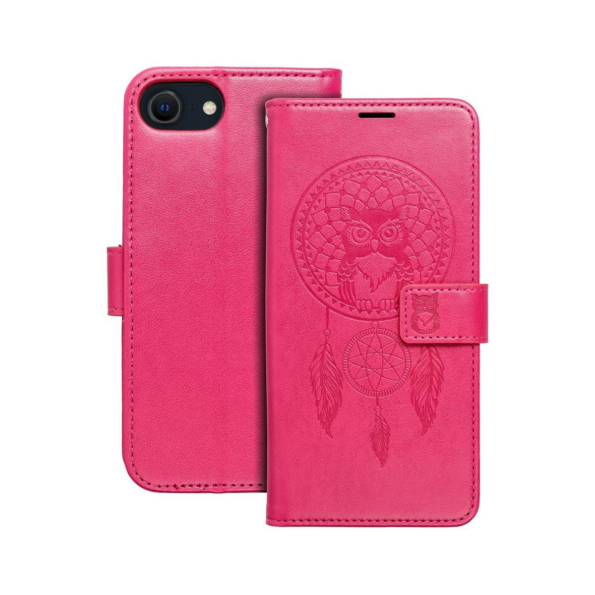 Etui z klapką na iPhone 7 / 8 / SE 2020 / SE 2022 Mezzo Book łapacz snów magenta