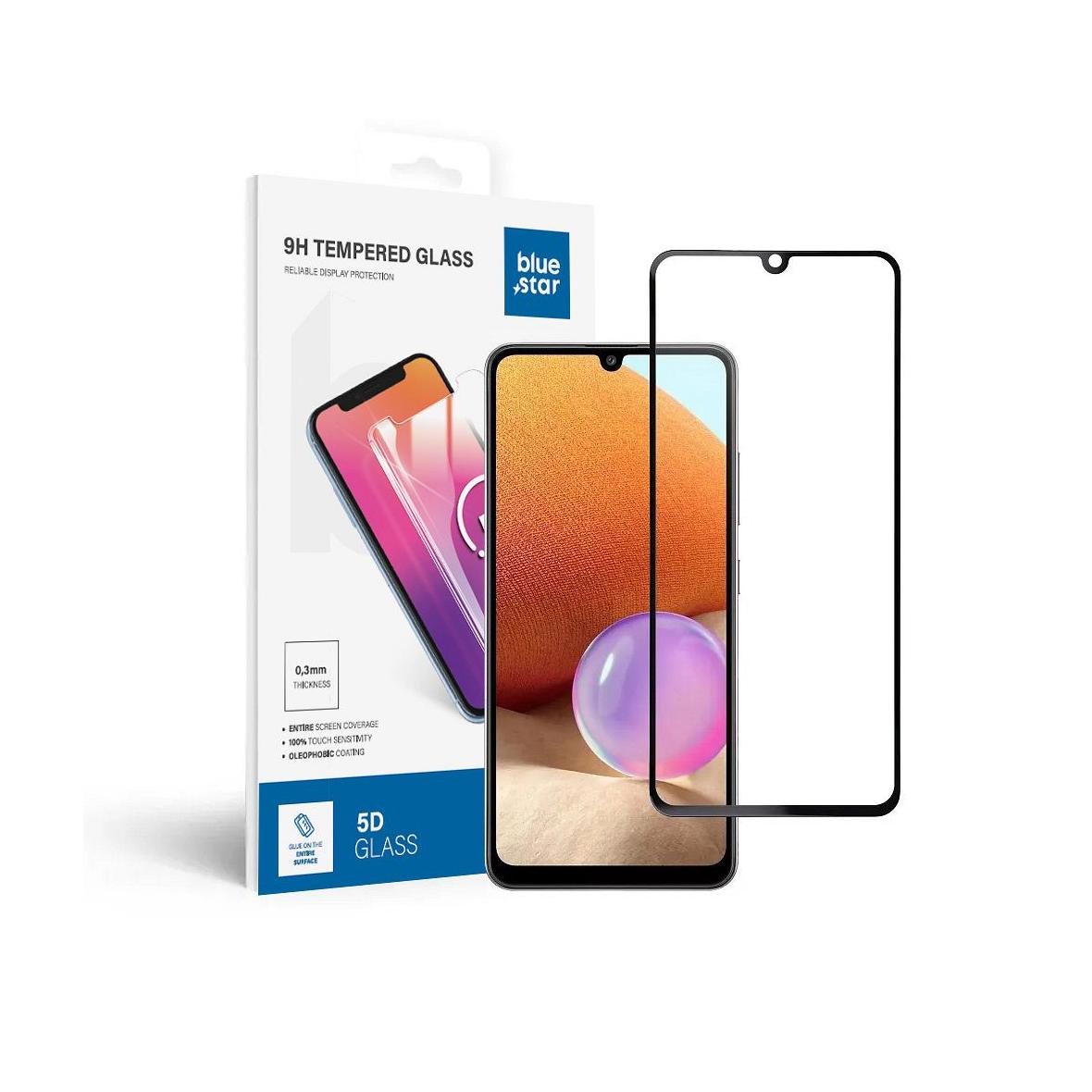 Szkło hartowane do Samsung Galaxy A32 LTE (full glue / case friendly) Blue Star 5D czarne