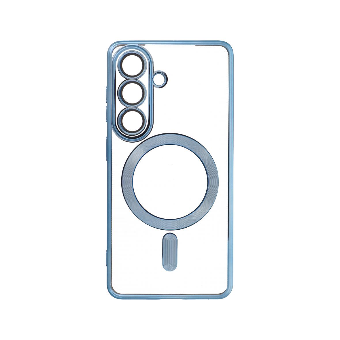 Futerał do Samsung S26 Electro Mag Cover zgodny z MagSafe niebieski