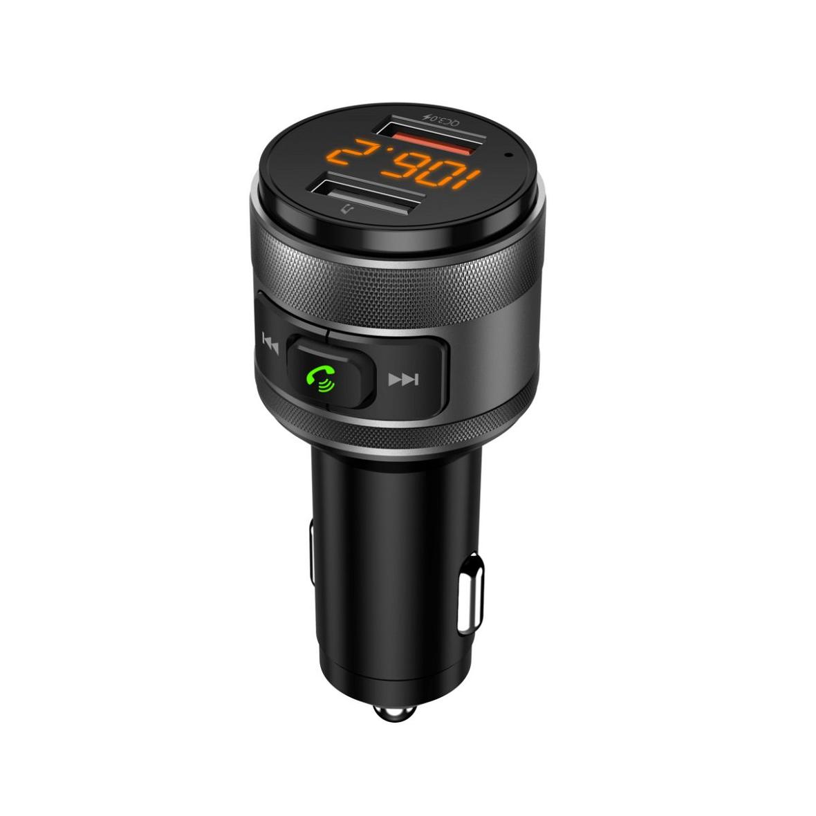ART transmiter FM bluetooth 5.0 + 2 x USB A QC3.0 FM-57 czarny