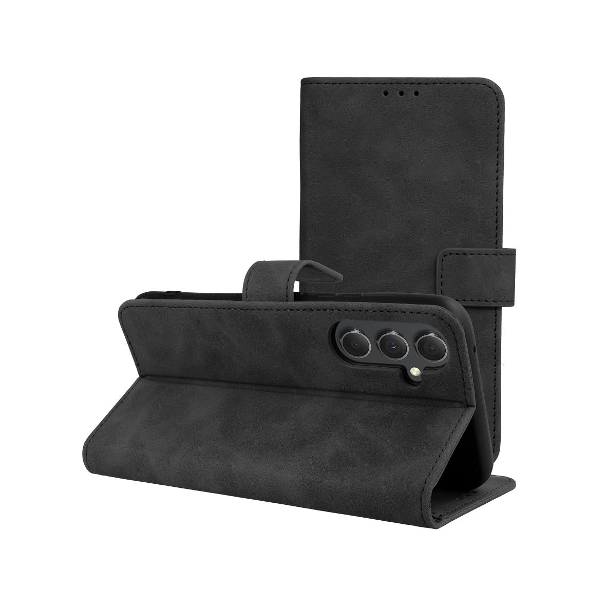 Etui z klapką na Samsung A54 5G Tender Book czarne