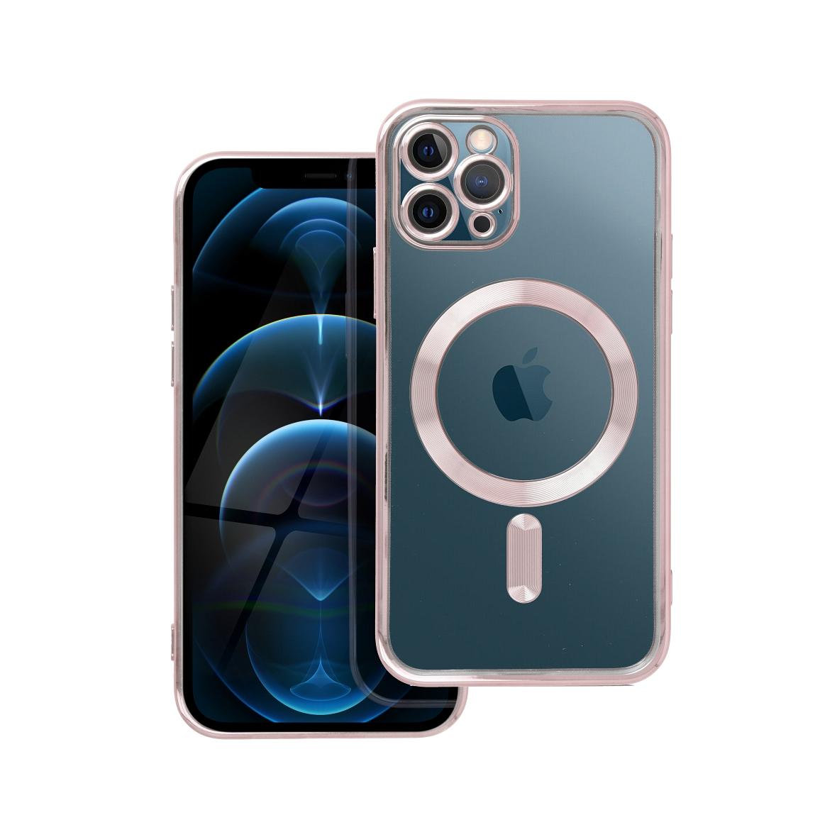 Futerał do iPhone 11 PRO Electro Mag Cover zgodny z MagSafe złoty róż