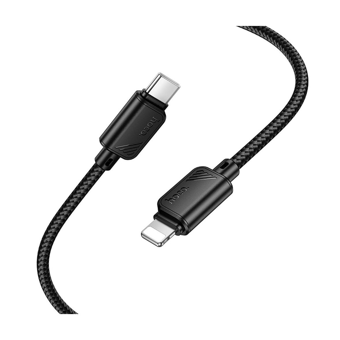 Kabel USB C do Lightning Hoco PD 27W 1 m X113 czarny