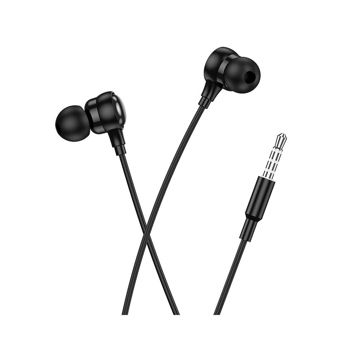 Słuchawki przewodowe douszne Jack 3,5 mm Hoco M116 czarne