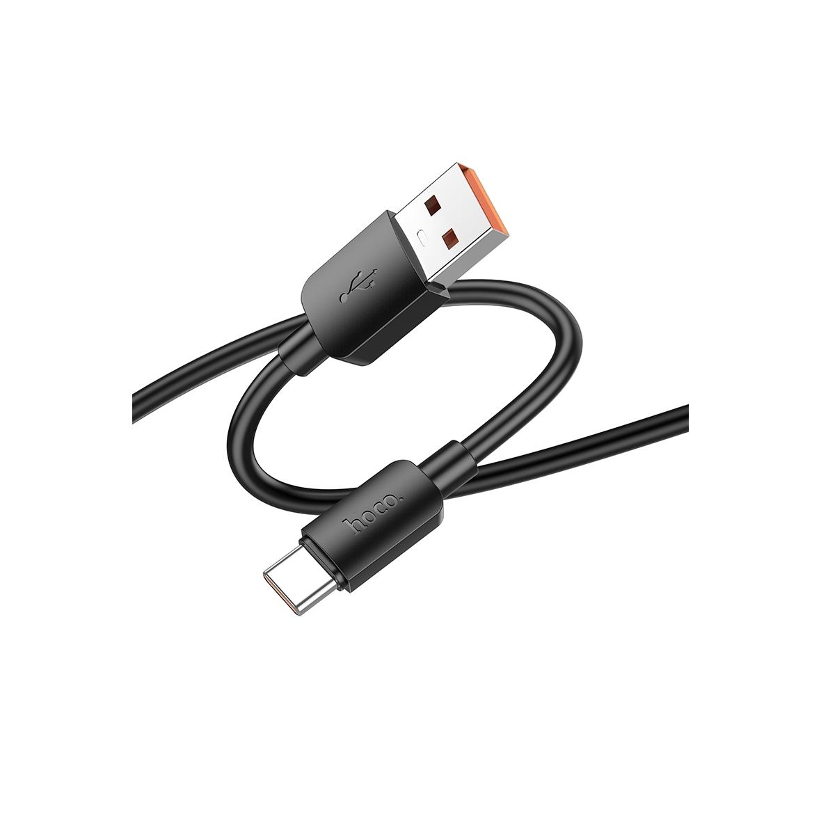 Kabel USB A do USB C Hoco PD 6A 100W 1 m X96 czarny