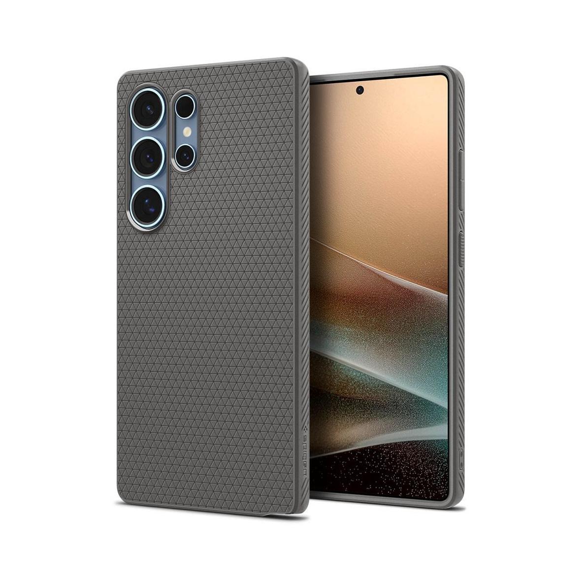 SPIGEN futerał LIQUID AIR do SAMSUNG S25 Ultra marble gray
