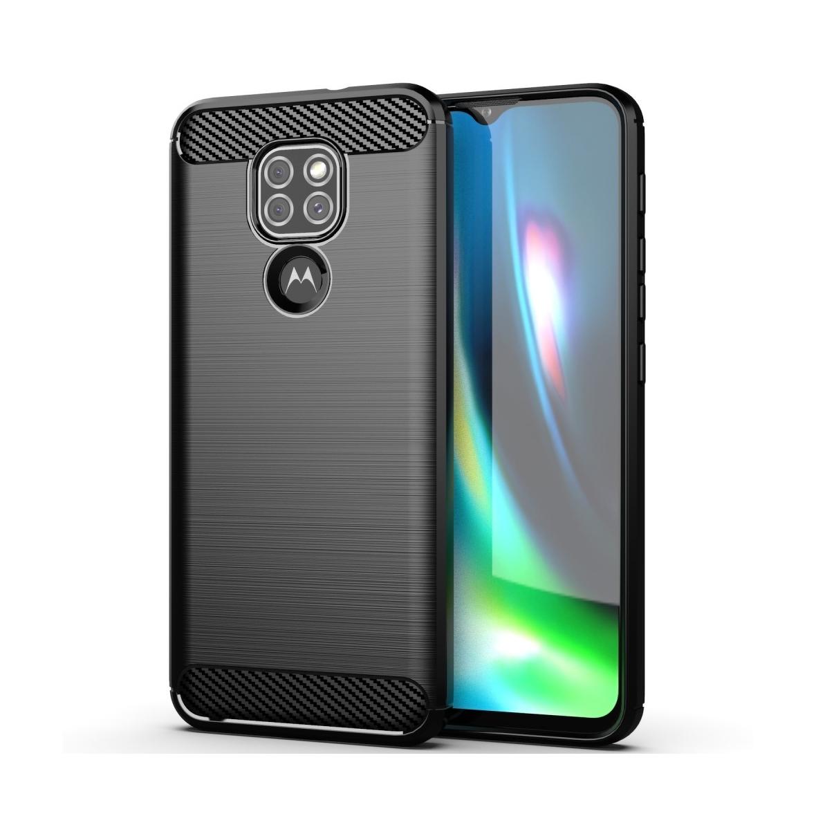 Futerał do Motorola Moto G9 PLAY / E7 PLUS Carbon czarny