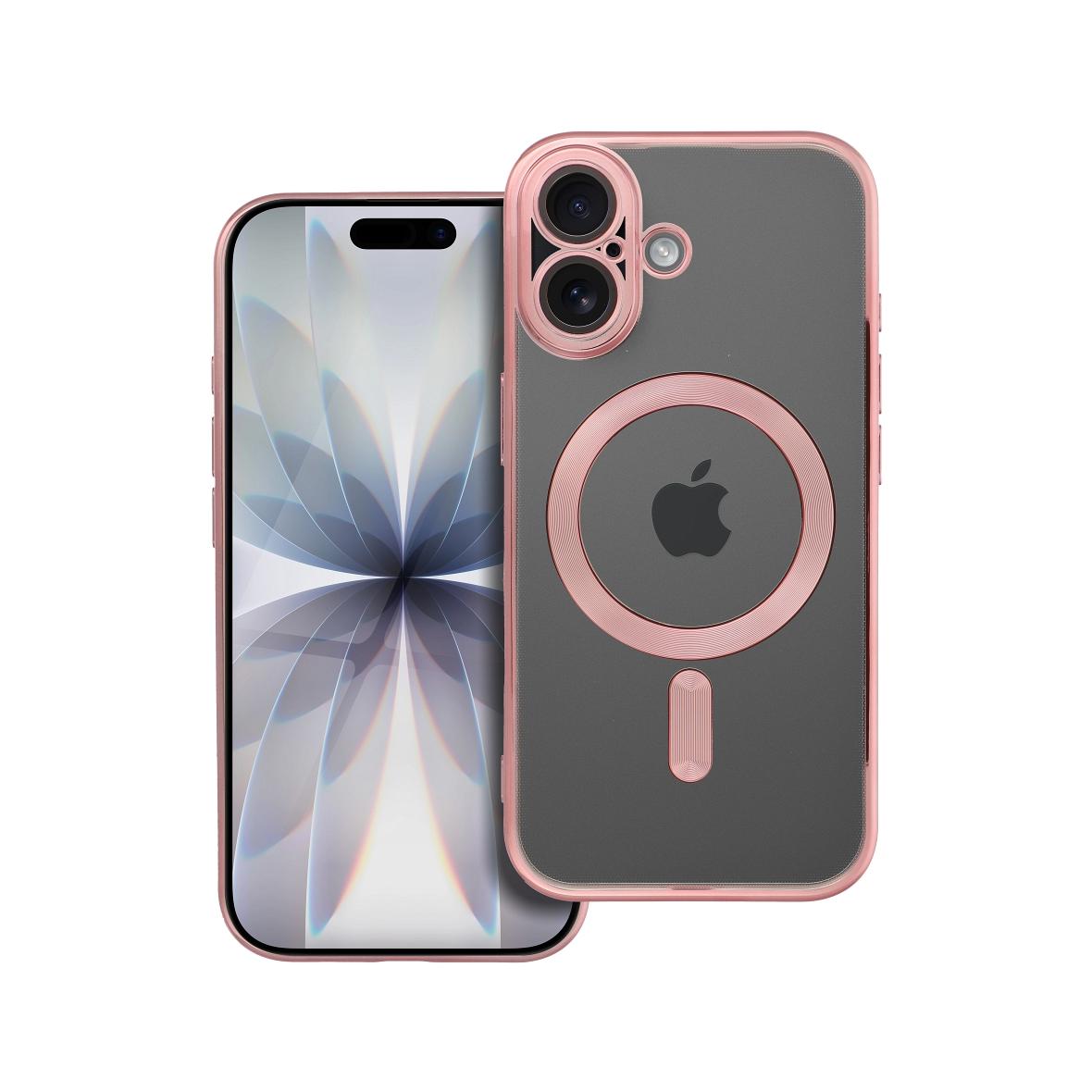Futerał do iPhone 17 Electro Mag Cover zgodny z MagSafe złoty róż