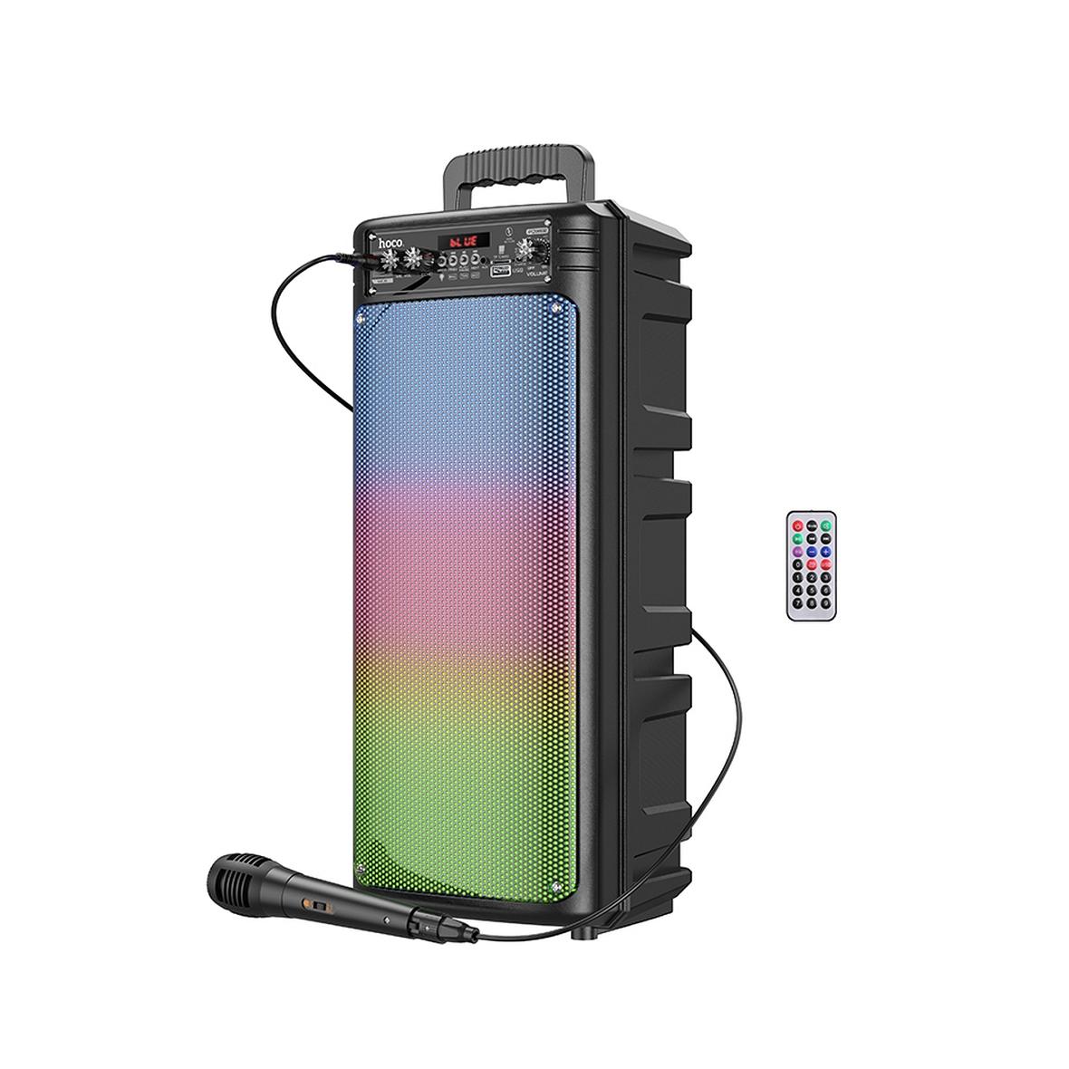 Zestaw do karaoke bluetooth 2 x 10W 3h Hoco BS52 czarny