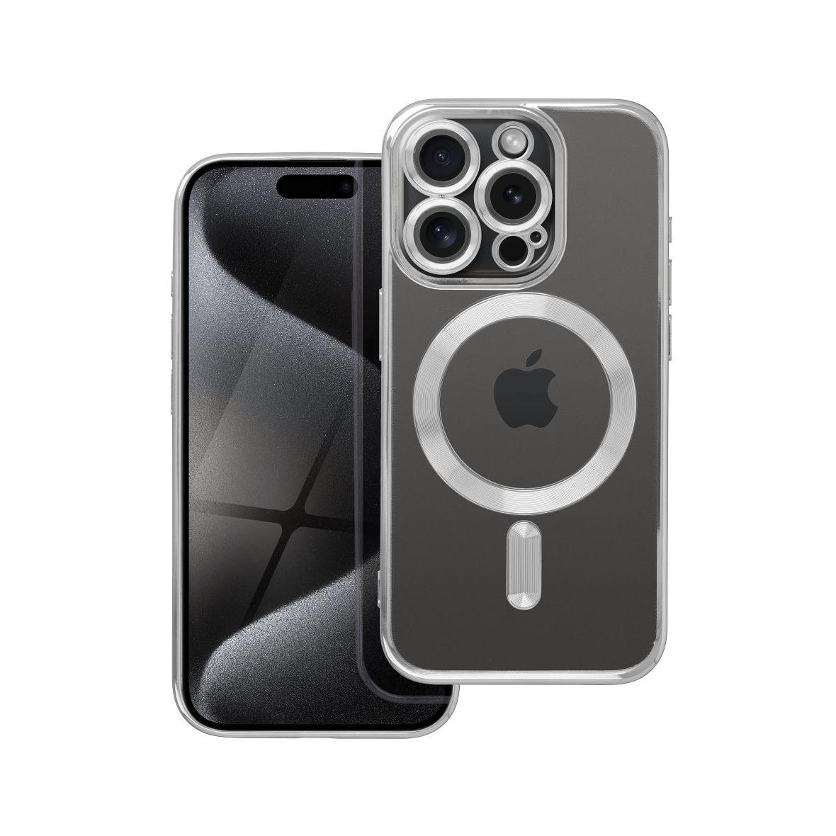 Futerał ELECTRO MAG COVER kompatybilny z MagSafe do IPHONE 15 Pro tytanowy