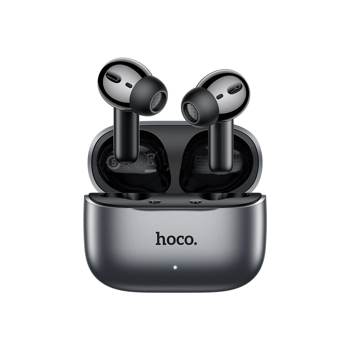 Słuchawki bezprzewodowe douszne Hoco TWS ANC + ENC +AI Translation EQ27 szare