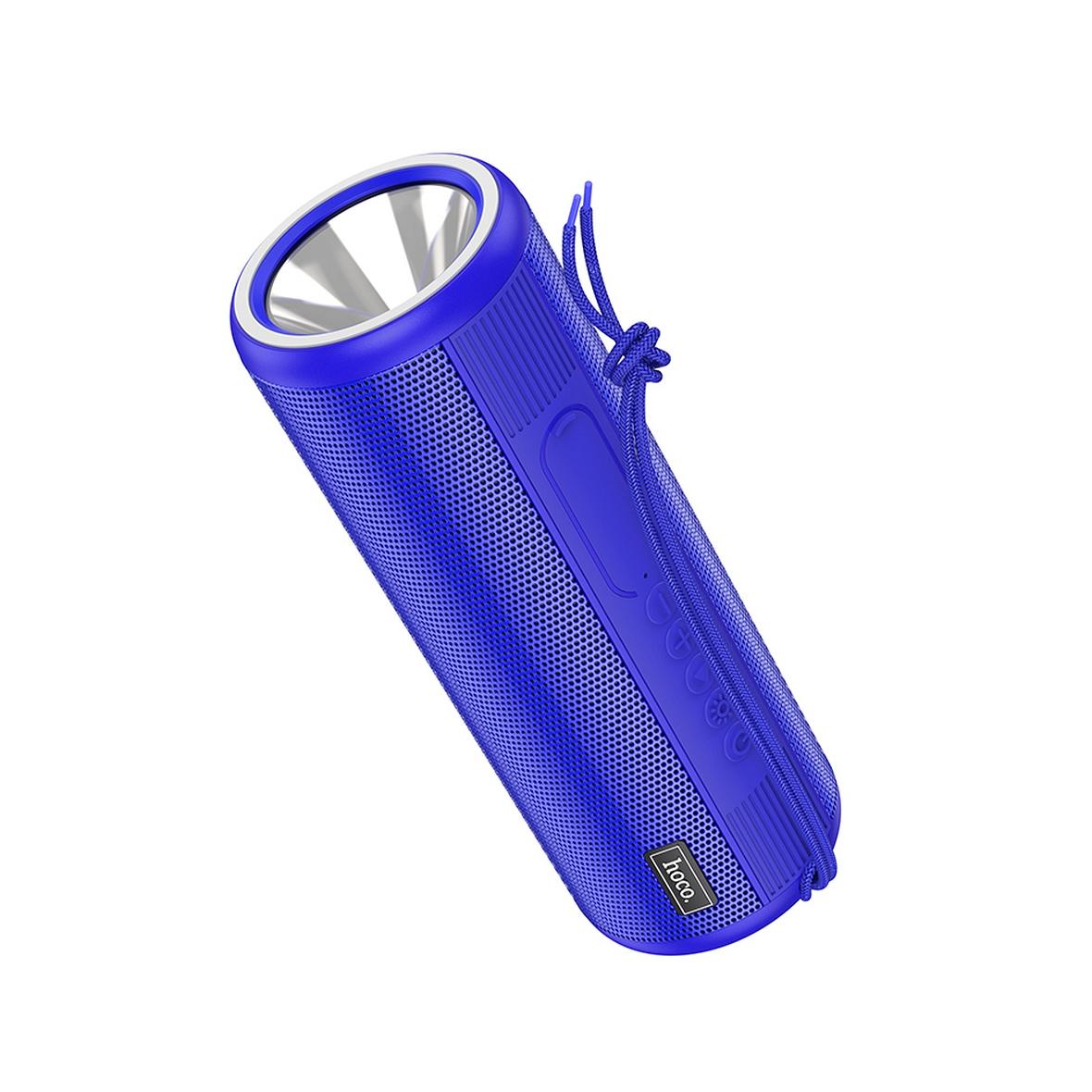 Głośnik bluetooth z latarką 2 x 15W 2h Hoco HC11 niebieski
