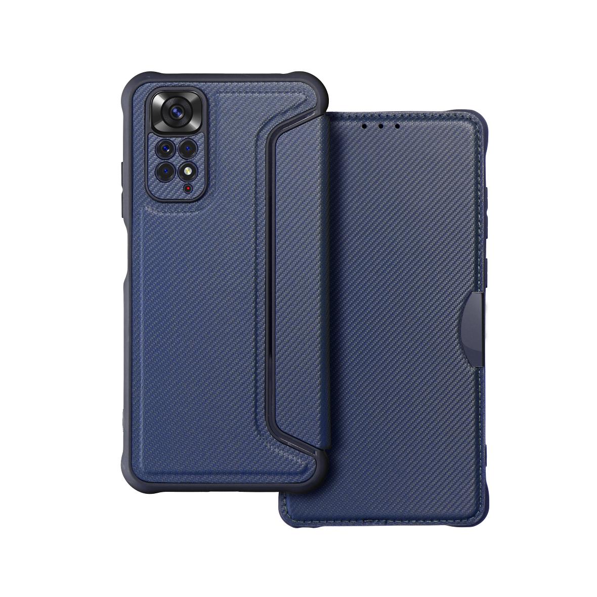 Etui z klapką na Xiaomi Redmi NOTE 11 / 11S Razor Book niebieskie